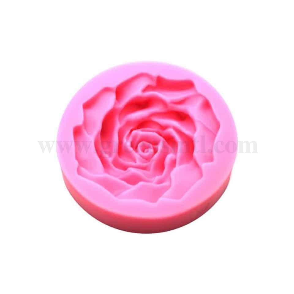 GREENS Silicone Mould Rose Flower 72 mm