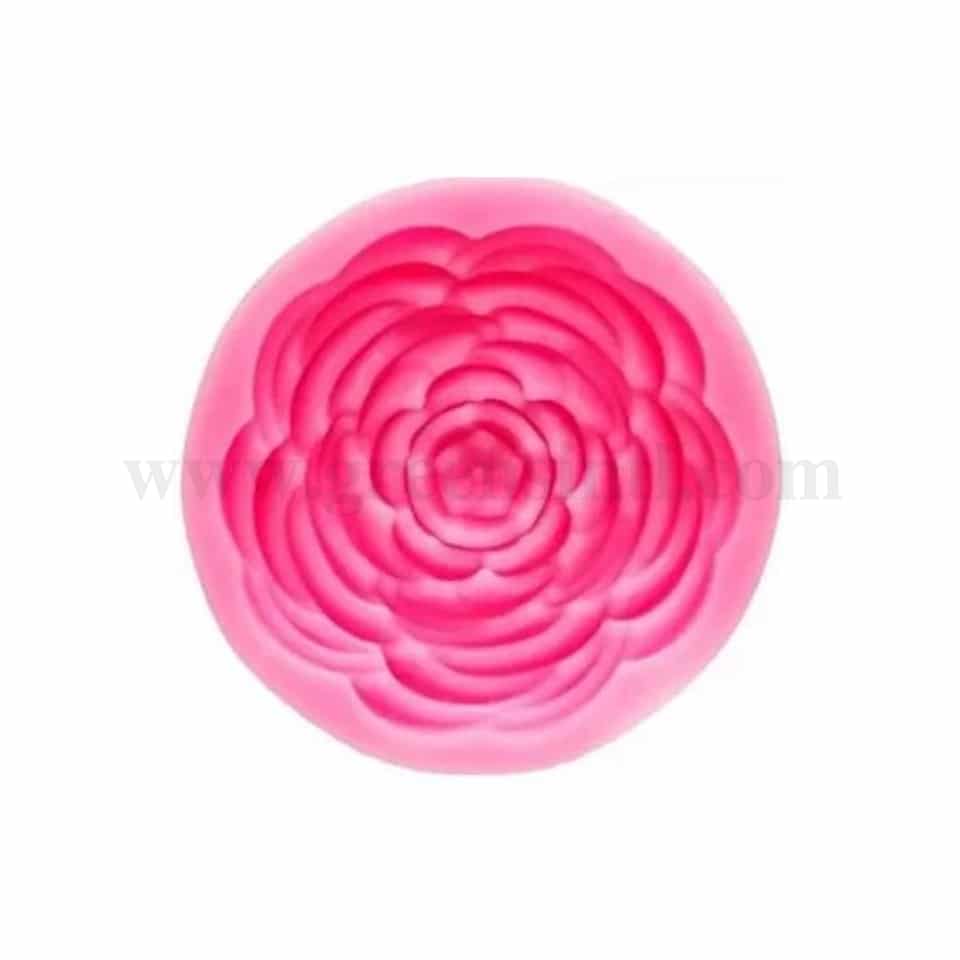 GREENS Silicone Mould Rose Flower D 47 mm