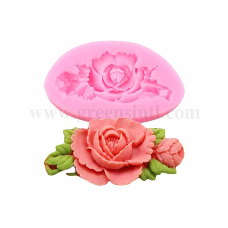 GREENS Silicone Mould Flower 140 x 75 mm