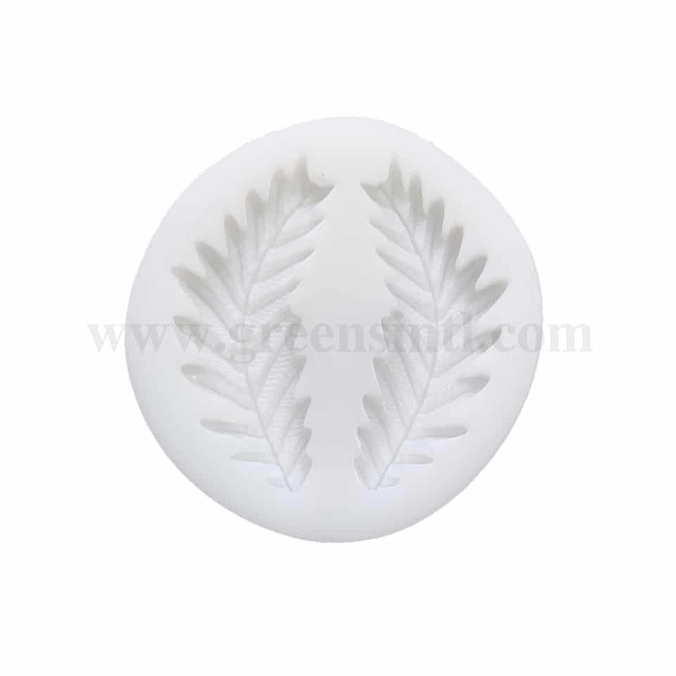 GREENS Silicone Mould Leaves 65 x 65 mm