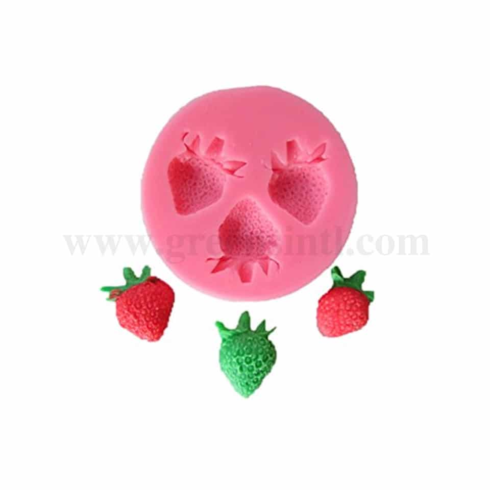 GREENS Silicone Mould Strawberry D52 mm