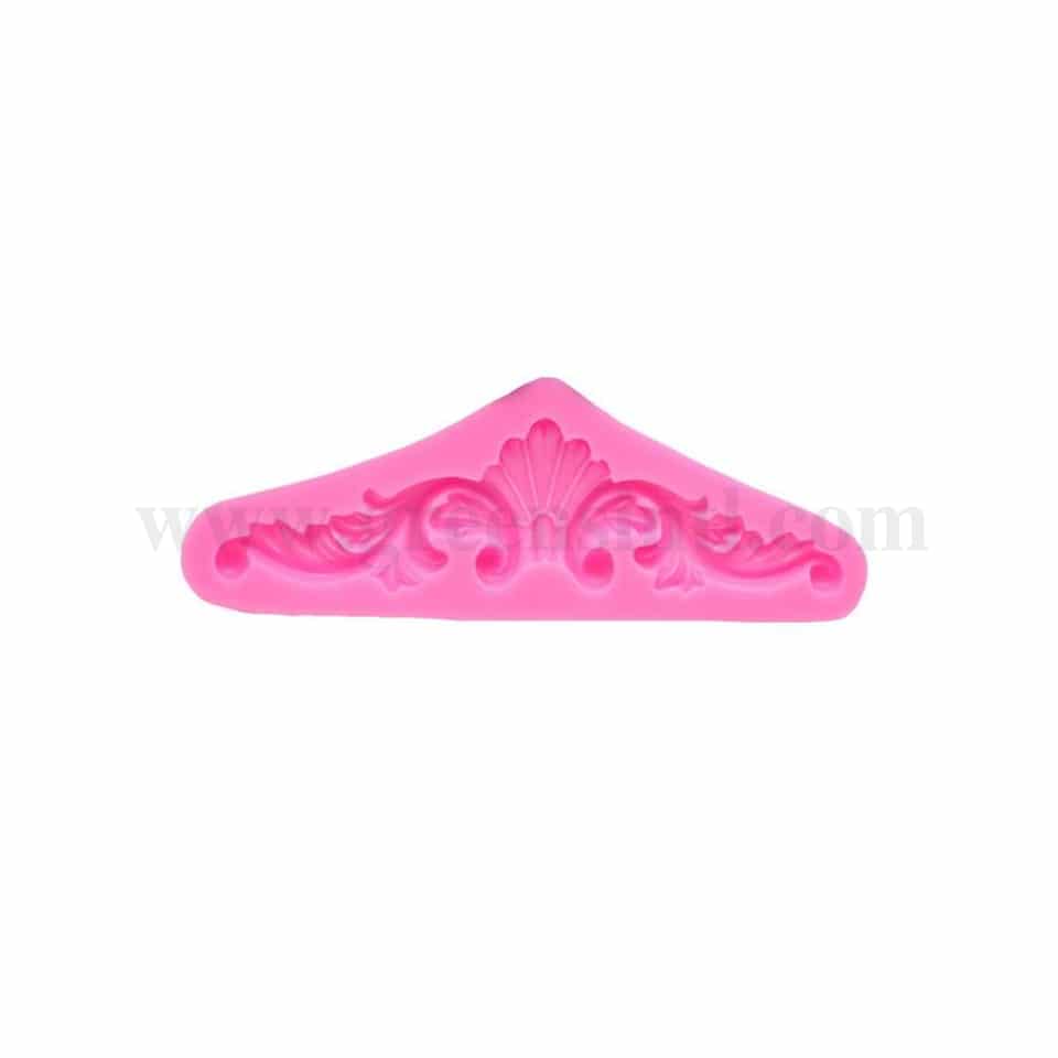 GREENS Silicone Mould Boroque Border Design 131 x 27mm