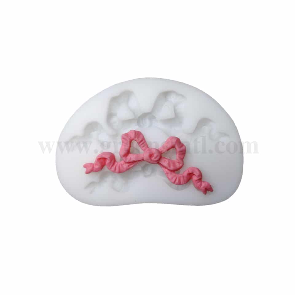 GREENS Silicone Mould Frill / Border Designs - Bow 90 x 60 mm