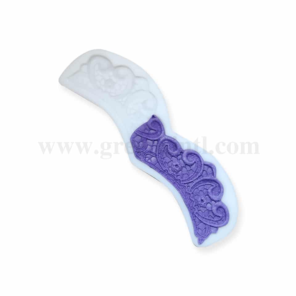 GREENS Silicone Mould Frill / Border Designs 210 x 50 mm