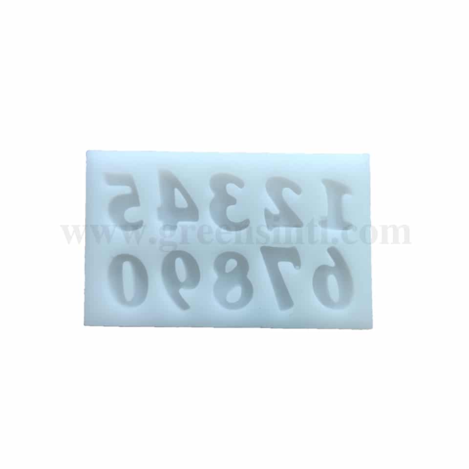 GREENS Silicone Mould Numbers 60 x 30 mm