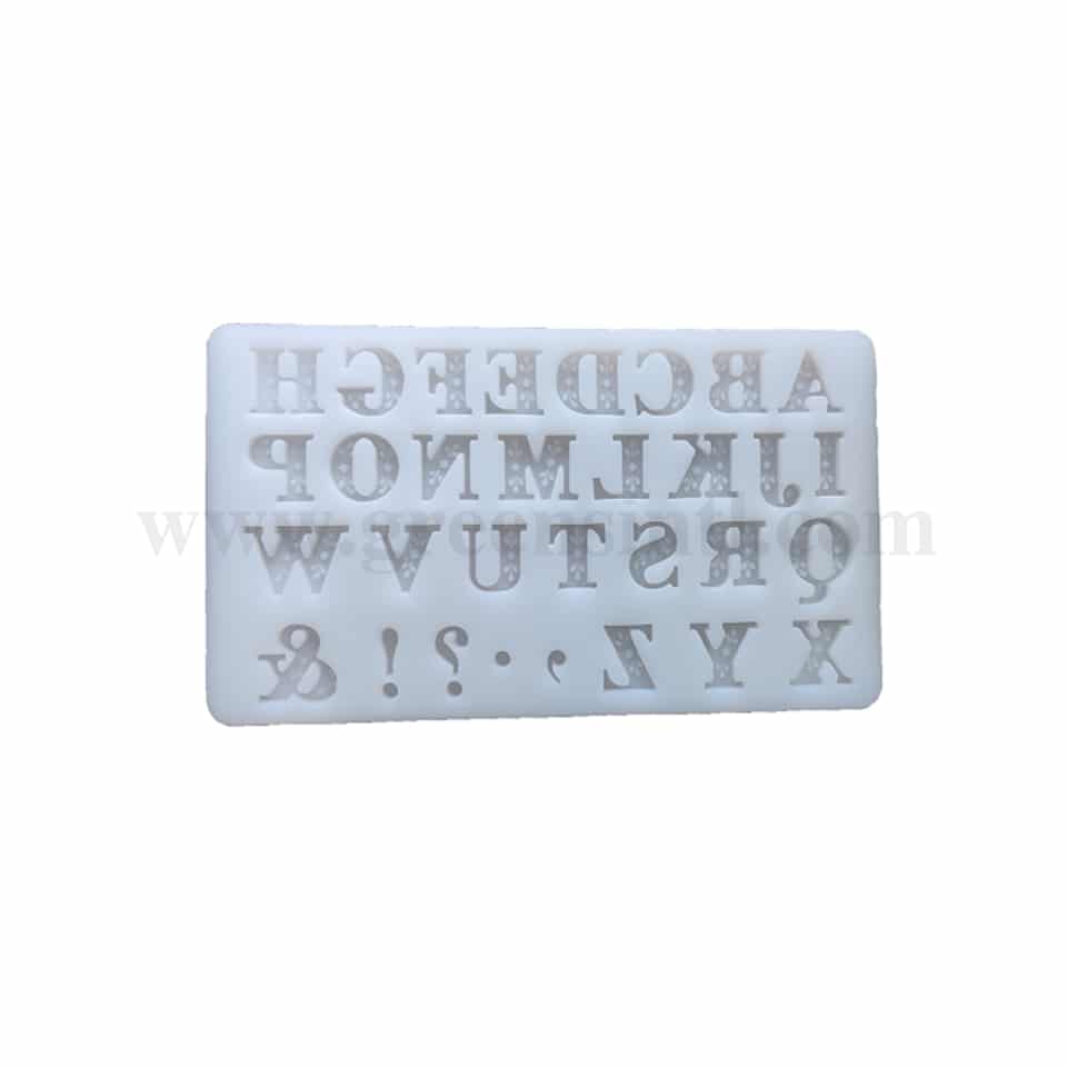 GREENS Silicone Mould Alphabets 140 x 80 mm