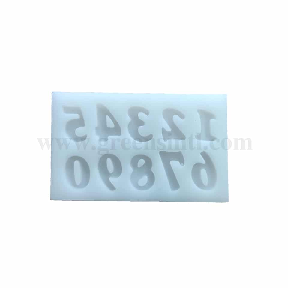 GREENS Silicone Mould Numbers 90 x 50 mm