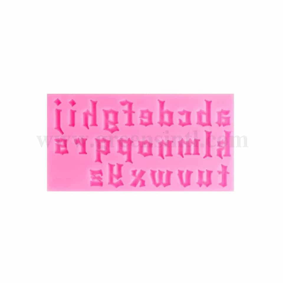 GREENS Silicone Mould Lowercase Alphabets 143 x 74mm