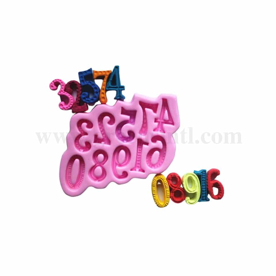 GREENS Silicone Mould Numbers 120 x 95 mm