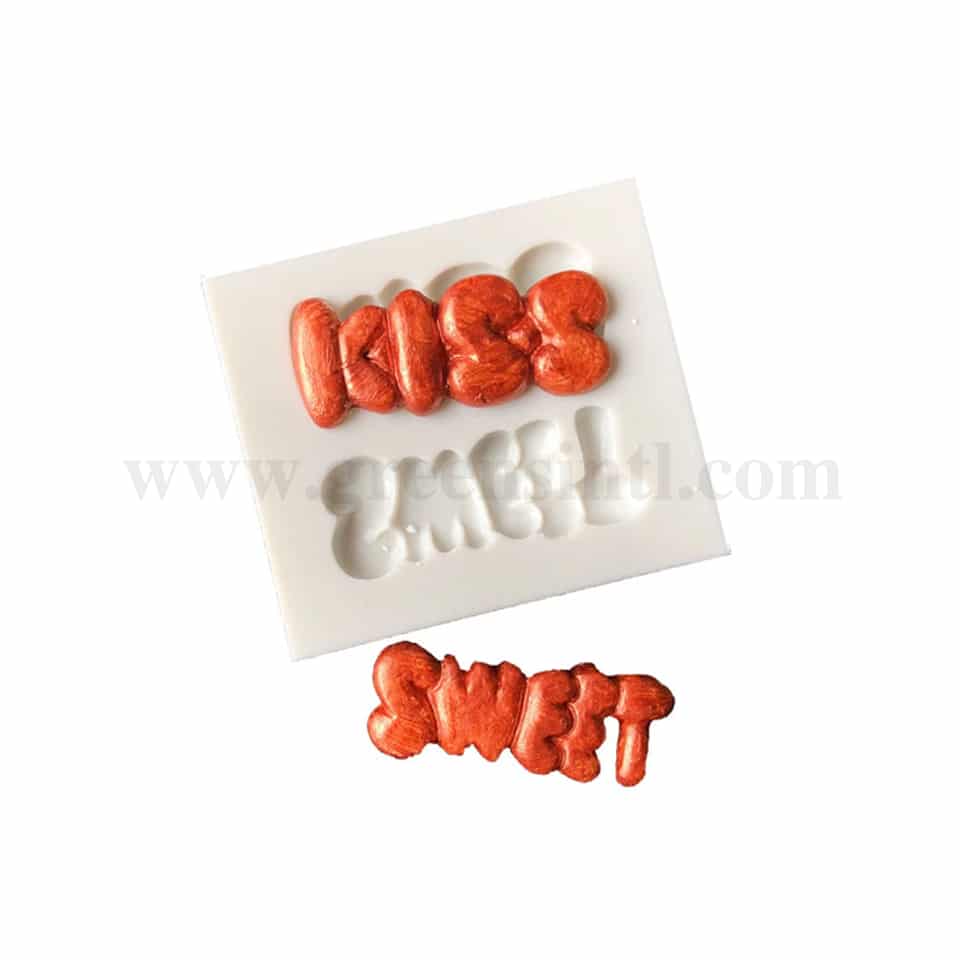 GREENS Silicone Mould Kiss-Sweet 50 x 55 mm