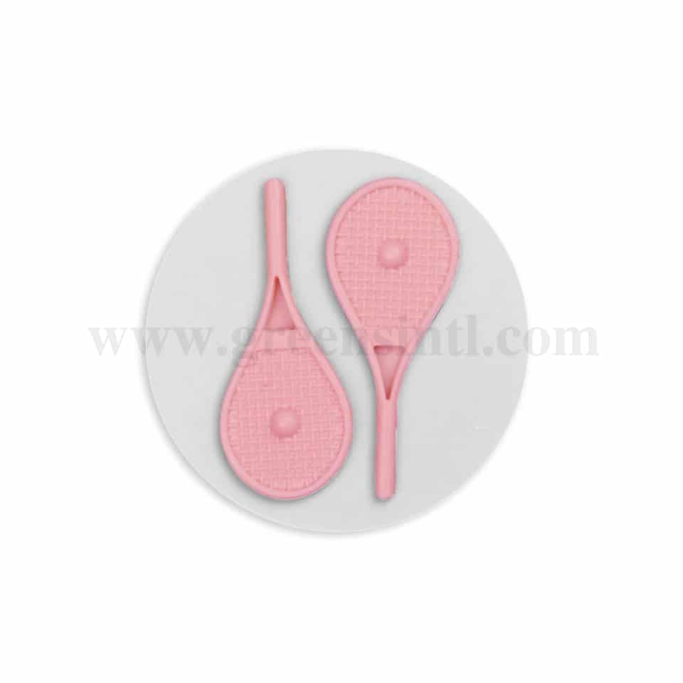 GREENS Silicone Mould Tennis Racket 60 mm