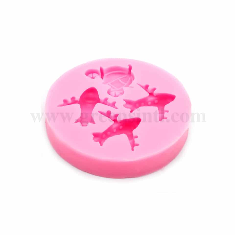 GREENS Silicone Mould Aeroplanes 75 mm