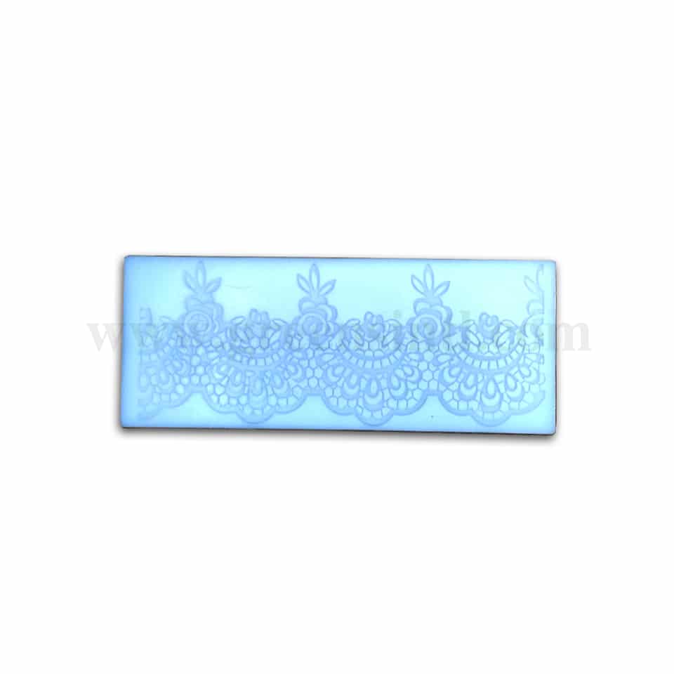 GREENS Silicone Mould Border Lace Mat 170 x 70 mm