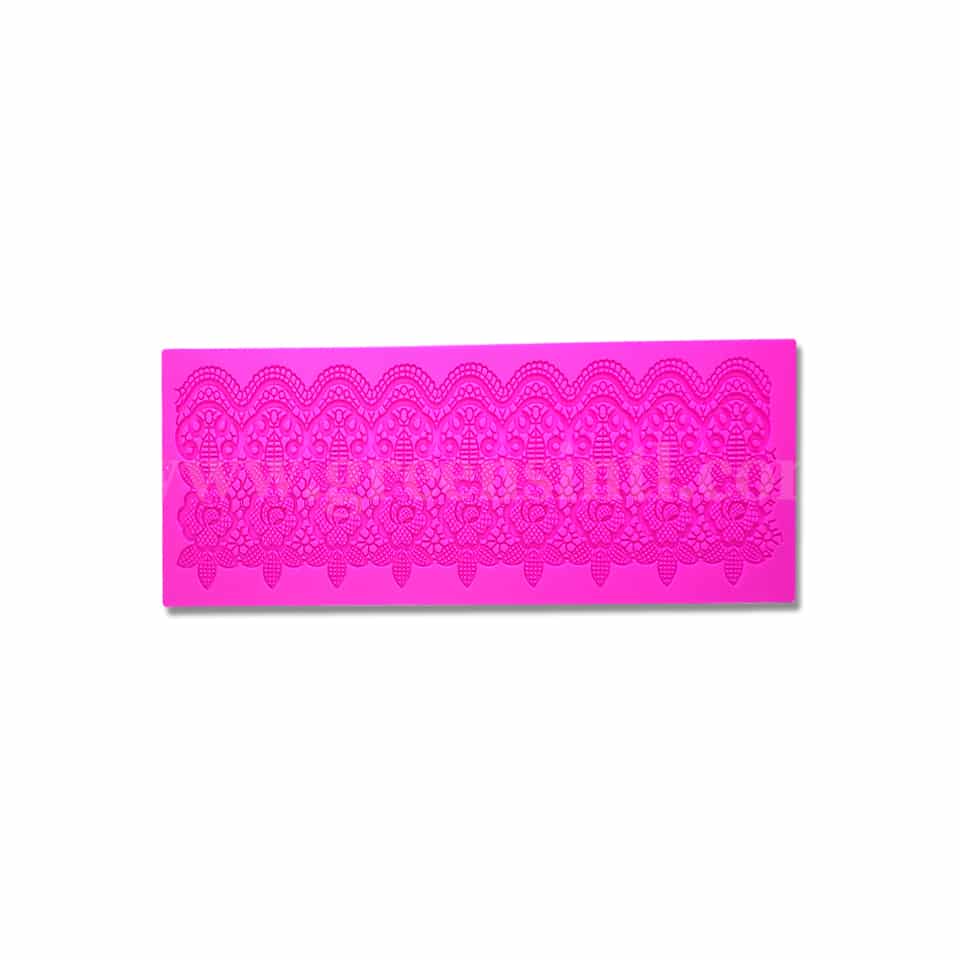 GREENS Silicone Mould Border Lace Mat 350 x 110 mm