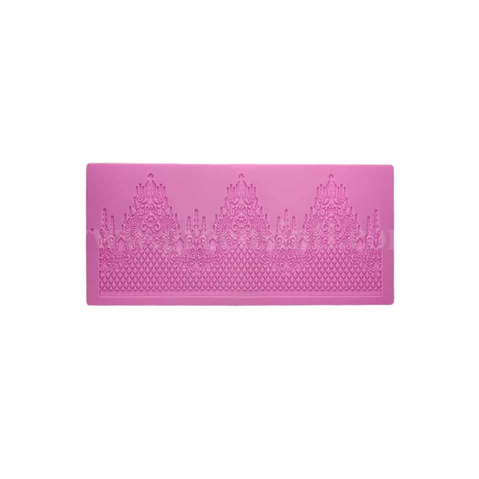 GREENS Silicone Mould Border Lace Mat 360 x 130 mm