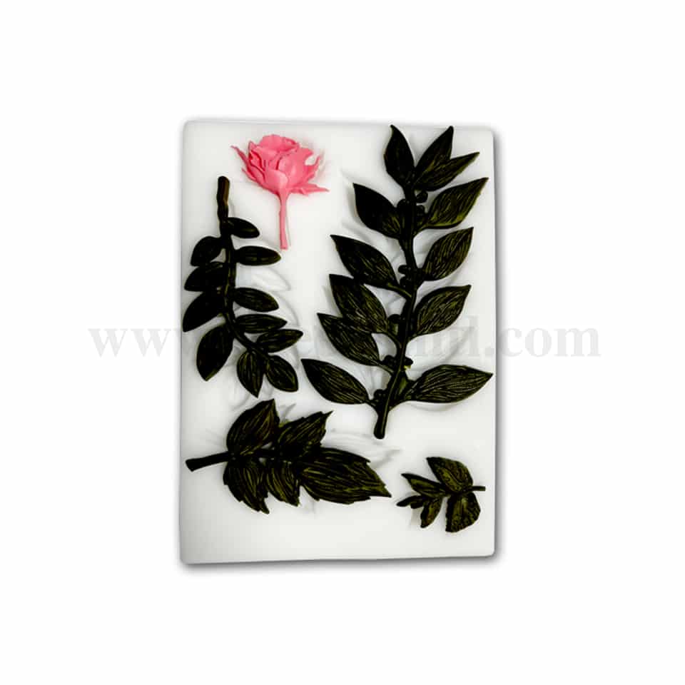 GREENS Silicone Mould Leaves 115 x 190 mm