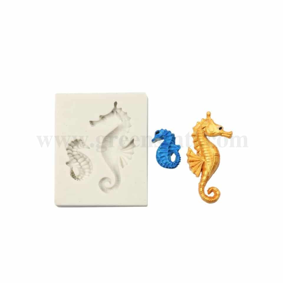 GREENS Sea Horse Silicone Mould 50 x 64 x 10mm