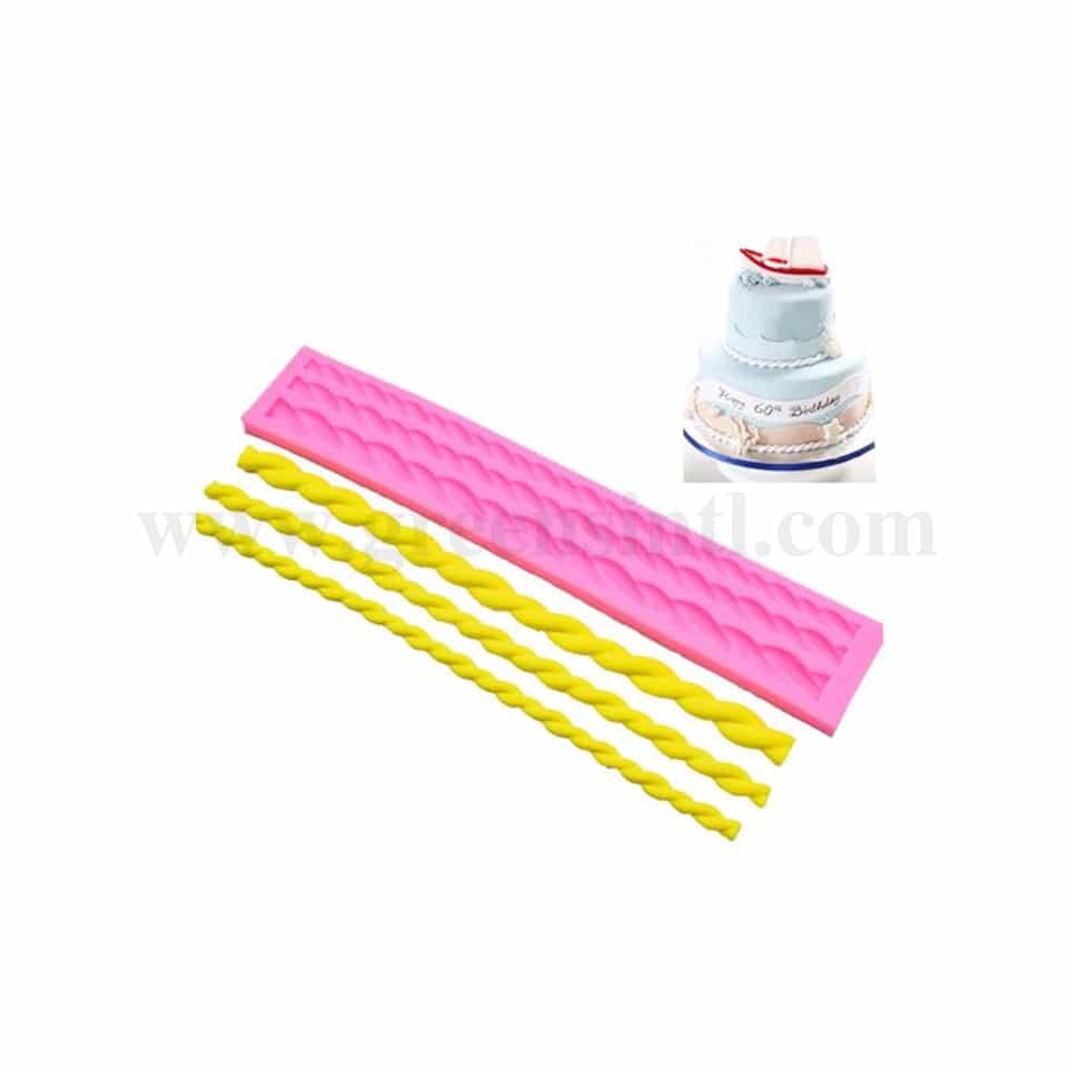 GREENS Rope Border Silicone Mould