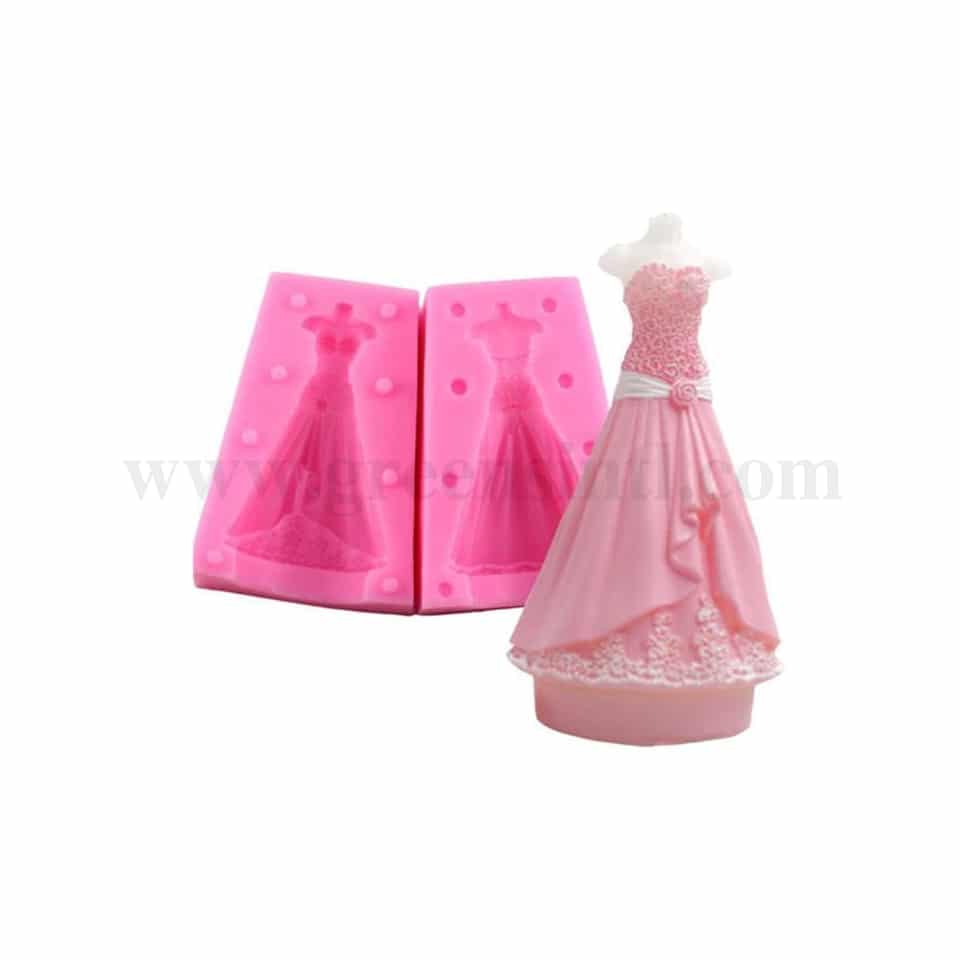 GREENS Bride Gown Silicone Mould 90 x 50 mm