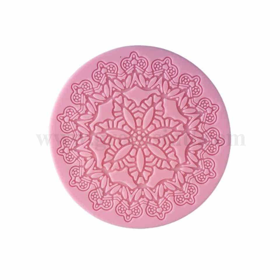 GREENS Round Lace Silicone Mould