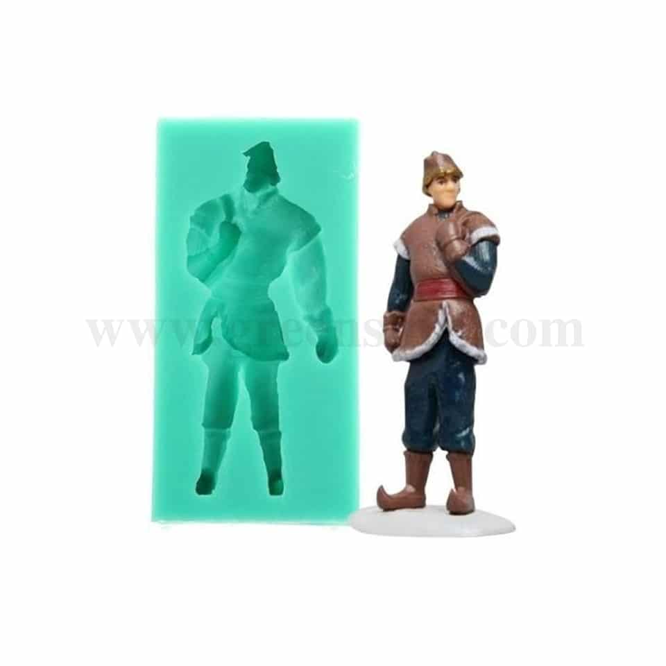 GREENS Disney Frozen Kristoff Silicone Mould 100 x 51 mm