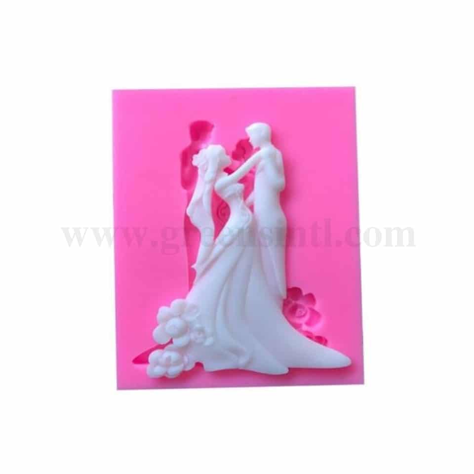 GREENS Wedding Couple Silicone Mould 96 x 81 mm