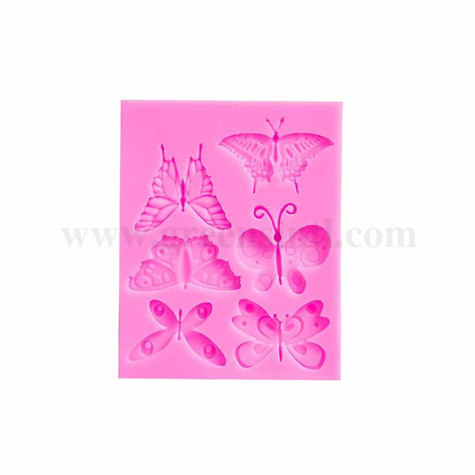 GREENS Silicone Mould Butterflies 110 x 93 x 10 mm