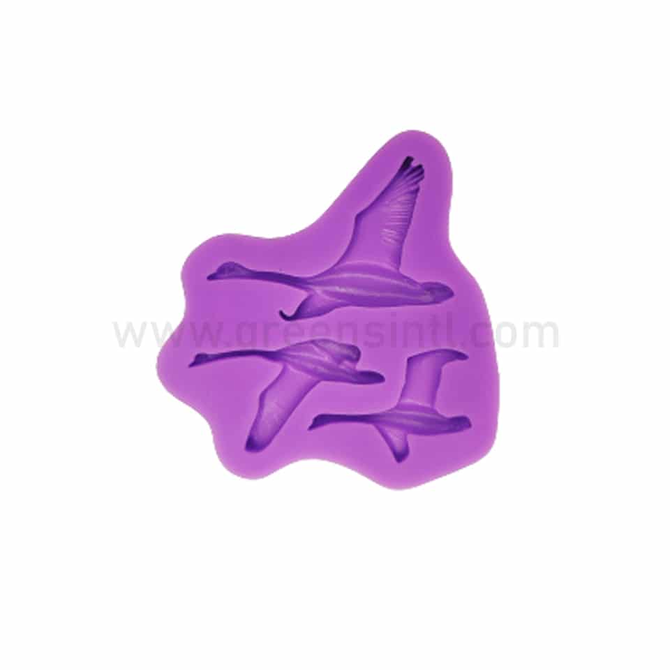 GREENS Silicone Mould Birds 63 x 70 x 9 mm