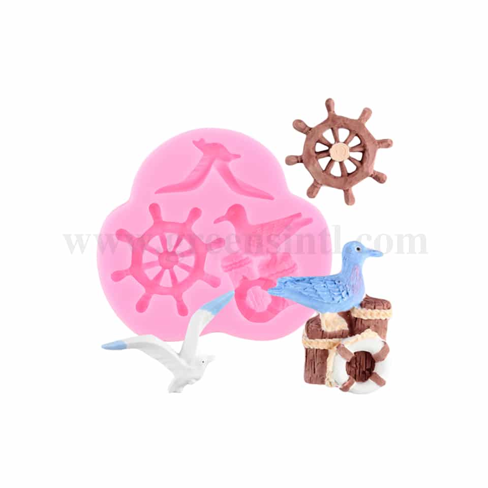 GREENS Silicone Mould Sailing Ship Theme 100 x 89 x 17 mm