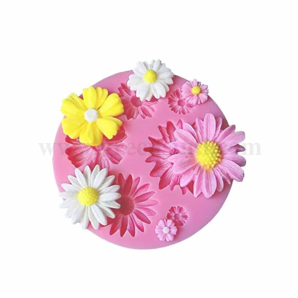 GREENS Silicone Mould Flower 77 x 9 mm