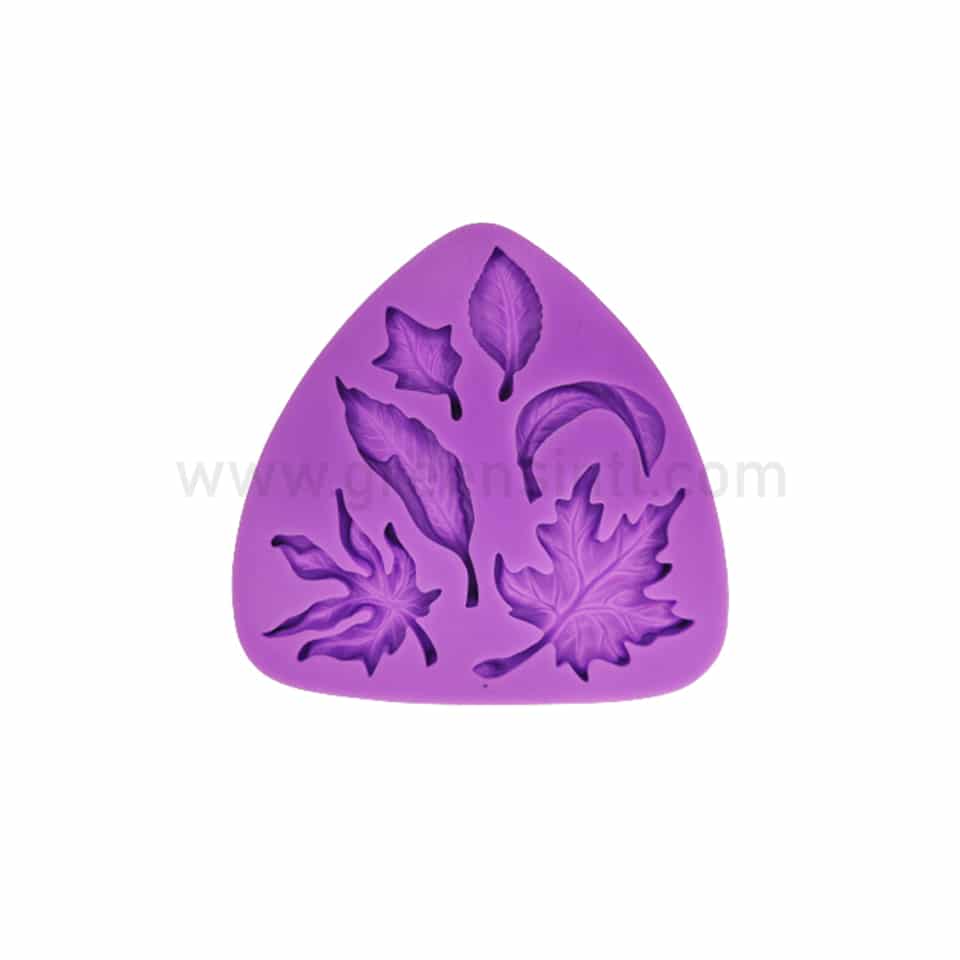 GREENS Silicone Mould Leaves 120 x 118 x 9 mm
