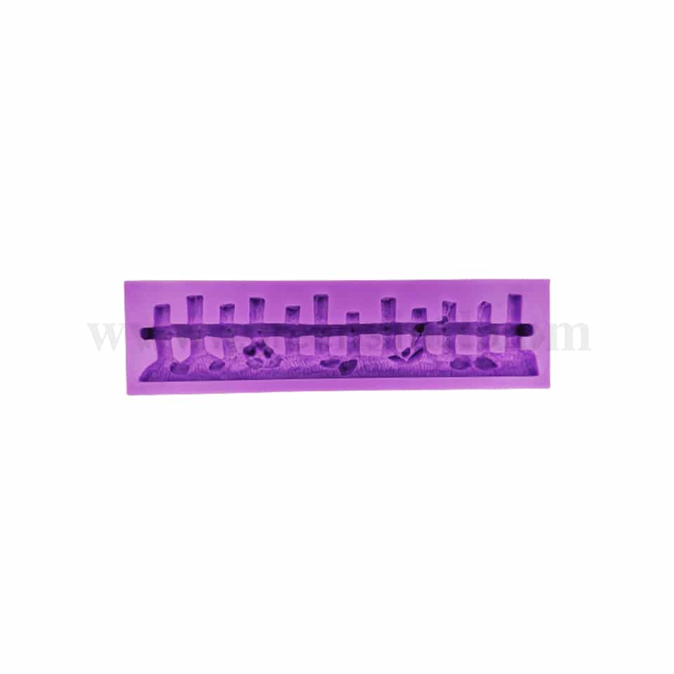 GREENS Silicone Mould Fence 191 x 51 x 16 mm