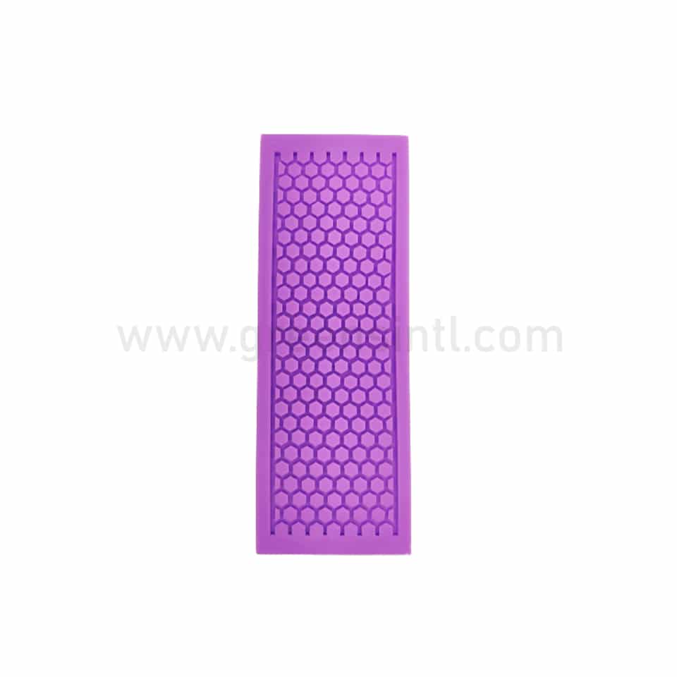 GREENS Silicone Mould Lace Mat Honey Comb 162 x 59 x 4 mm