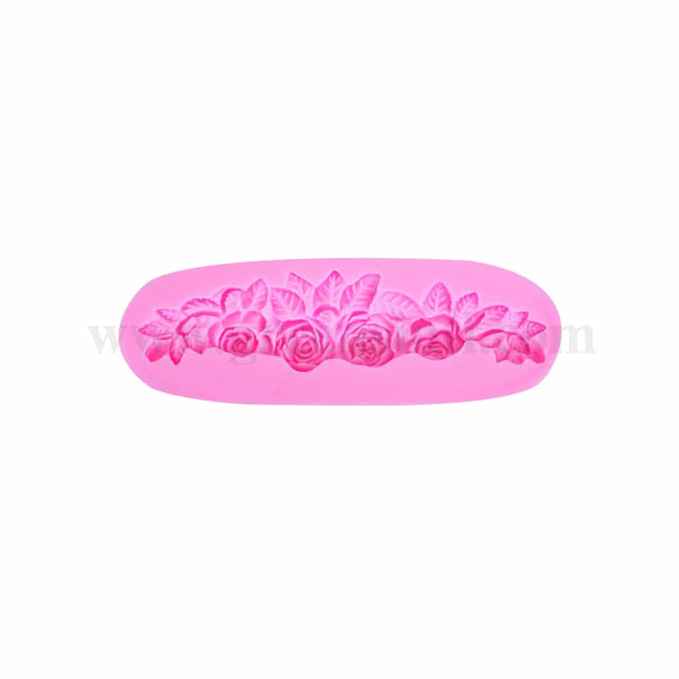 GREENS Silicone Mould Rose Decorations 145x50 mm