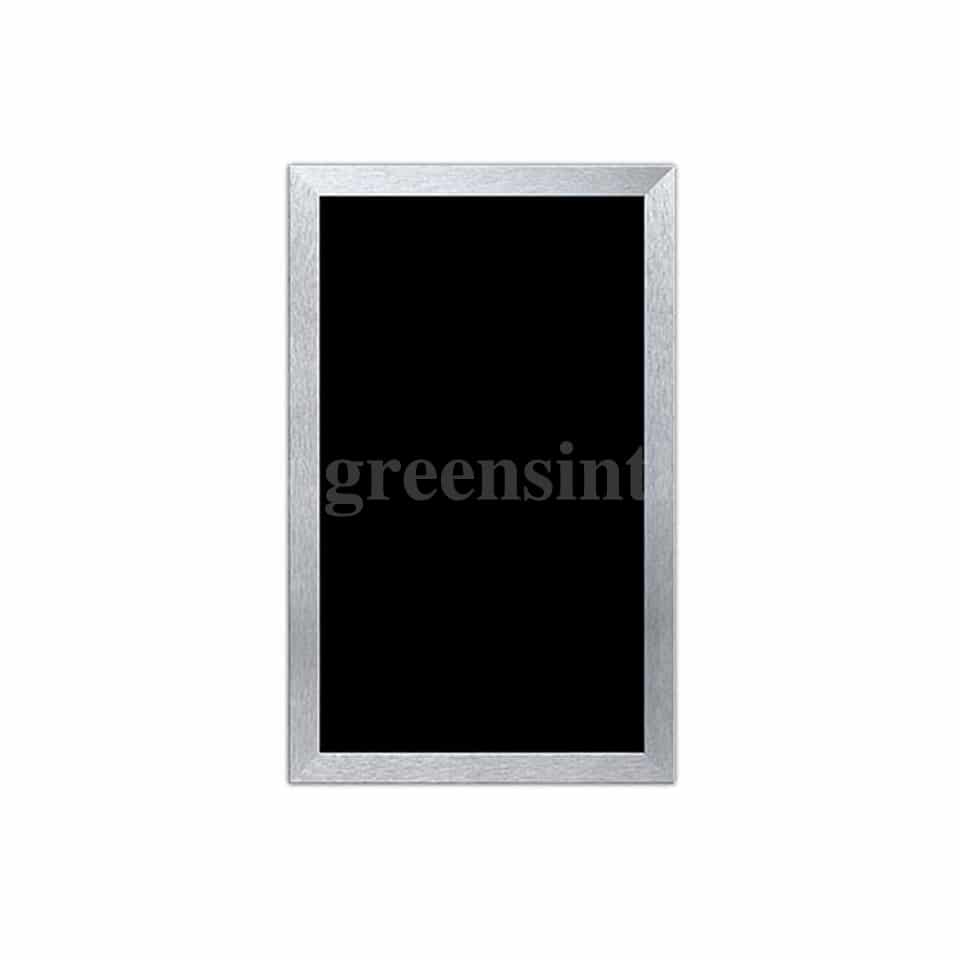 ETIQ-ETAL Slate Brushed Aluminum Smooth 500 x 800 mm