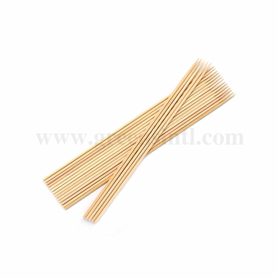 GREENS CHOICE Bamboo Pointed Skewers 250mm