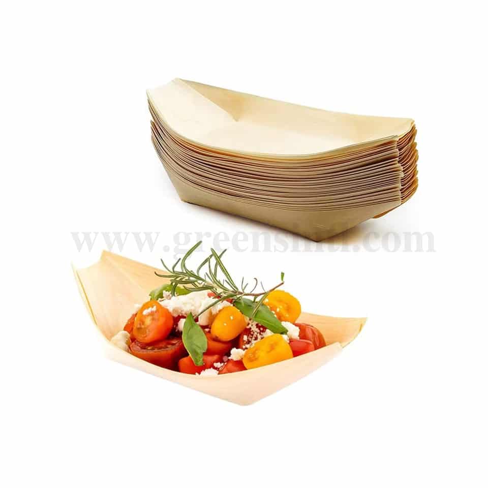 GREENS CHOICE Wooden Boat 165 x 87 x 20 mm-50 Pcs