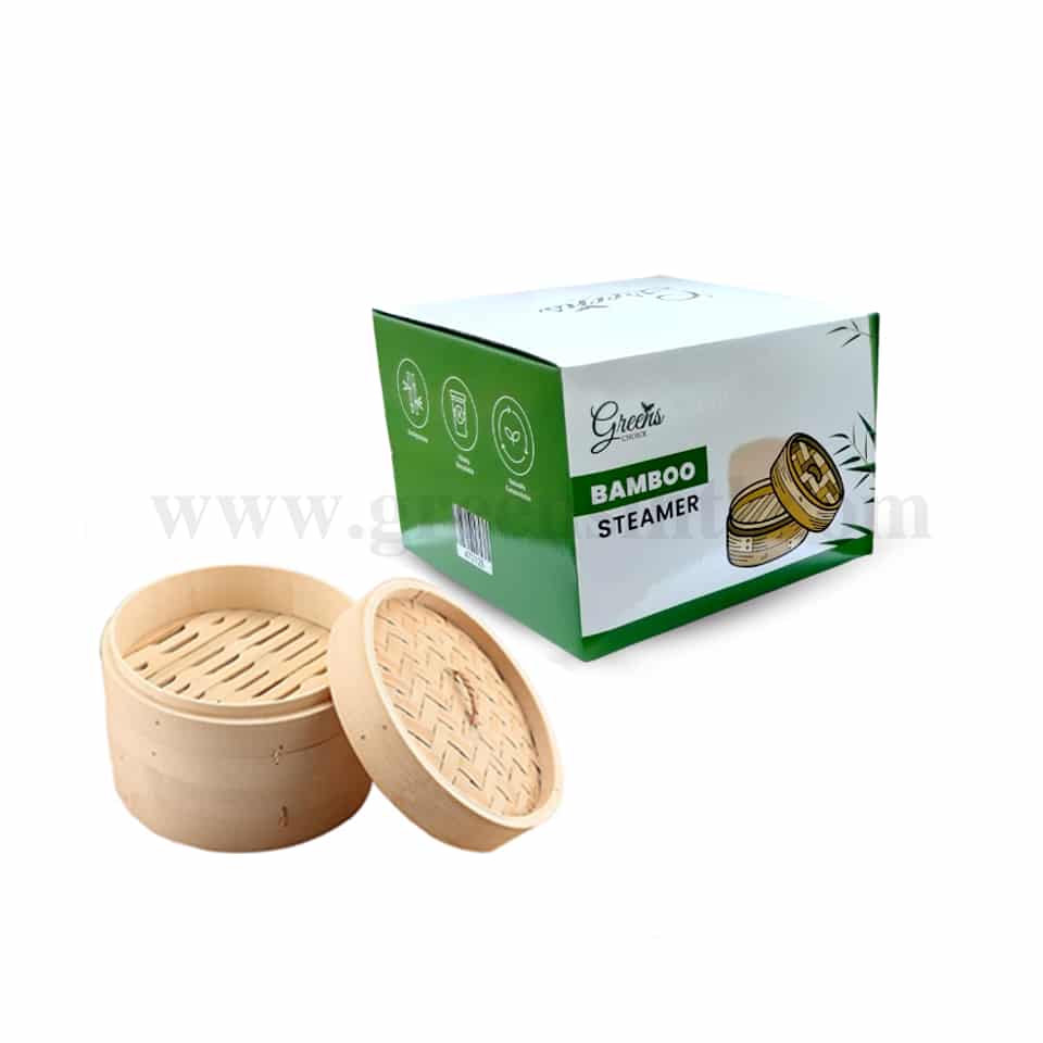GREENS CHOICE Bamboo Steamer D 300 mm (12 inch)