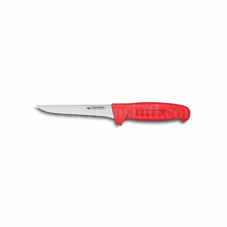 FISCHER BARGOIN Boning Knife Red Handle 140 mm