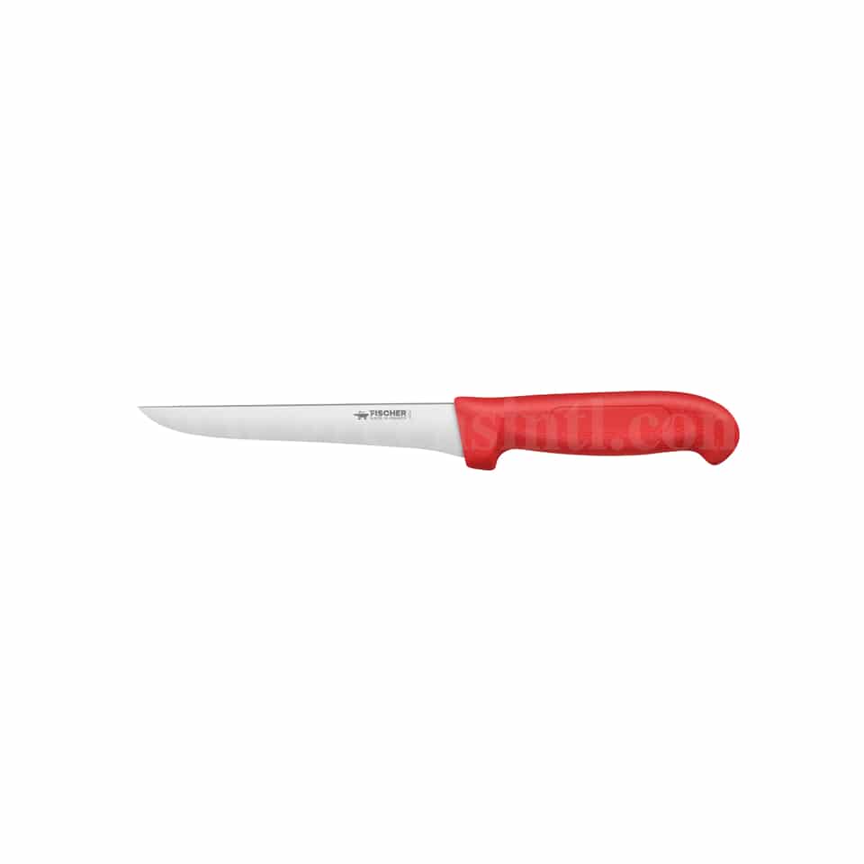 FISCHER BARGOIN Boning Knife Red Handle 170 mm