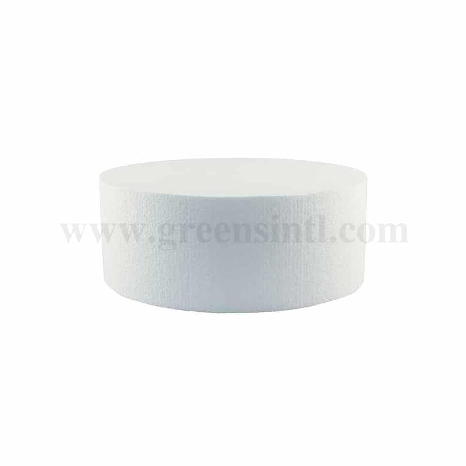 GREENS Styrofoam Pillar for Dummy Cakes Round h 100 x D 280 mm ( h 4 x D 11 Inch)
