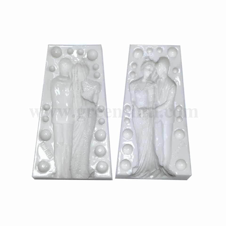 DECO RELIEF Silicone Mould Wedding Couple 200 x 120 mm