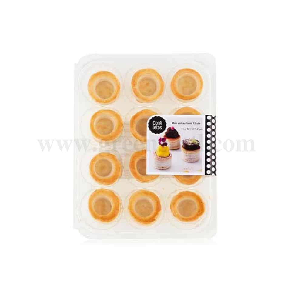 CONFI LETAS Mini Vol-Au-Vent Round 38 mm-240 Pcs
