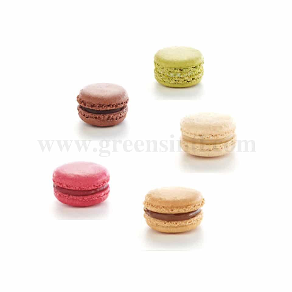 GREENS Macarons Assorted-Frozen D 40 mm-280 Pcs