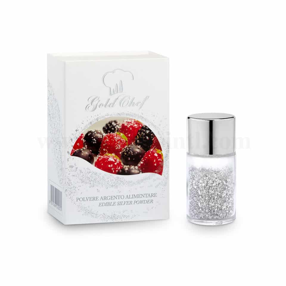 GOLD CHEF Edible Silver Powder-1 g