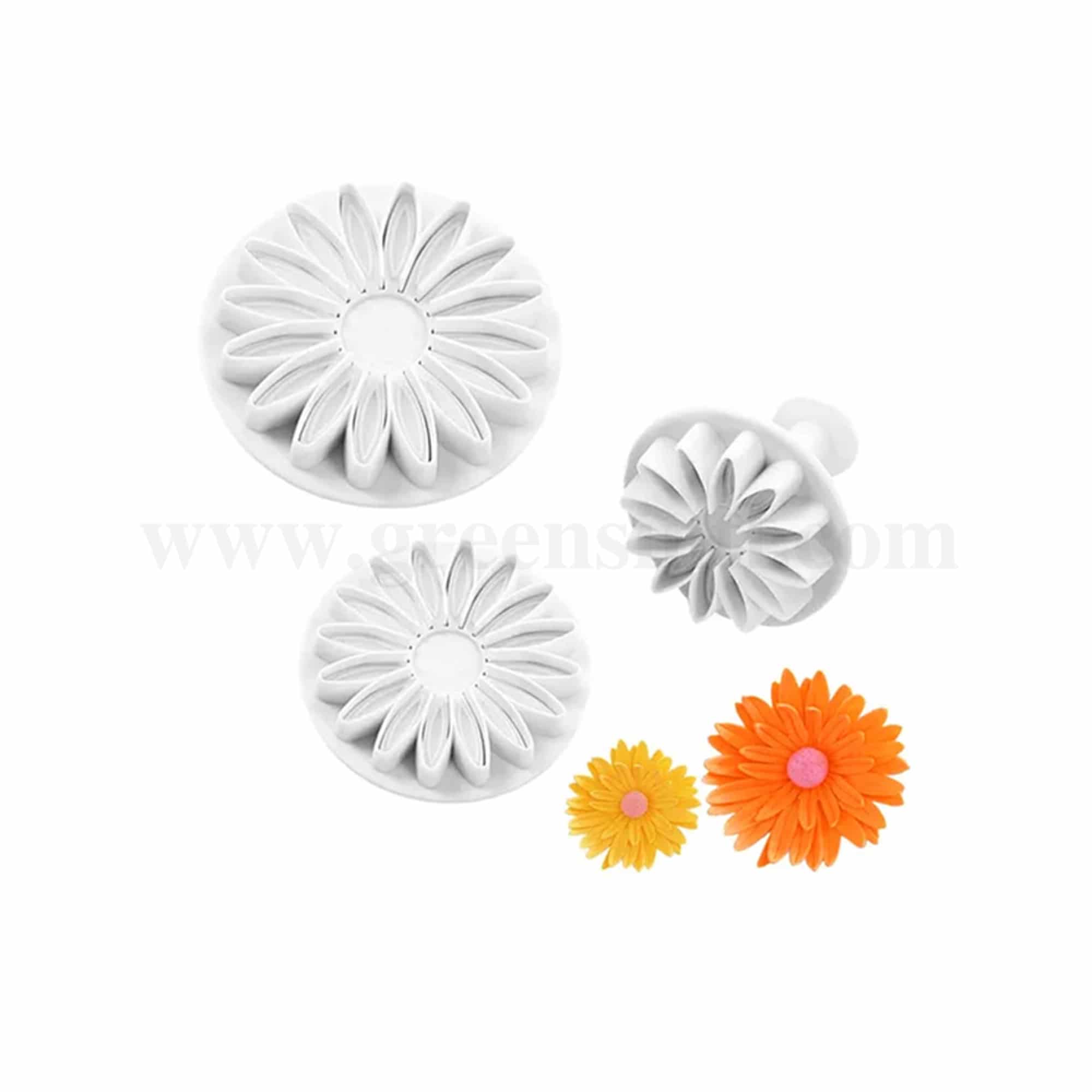 GREENS CHOICE Plunger Cutter Daisy Set of 3
