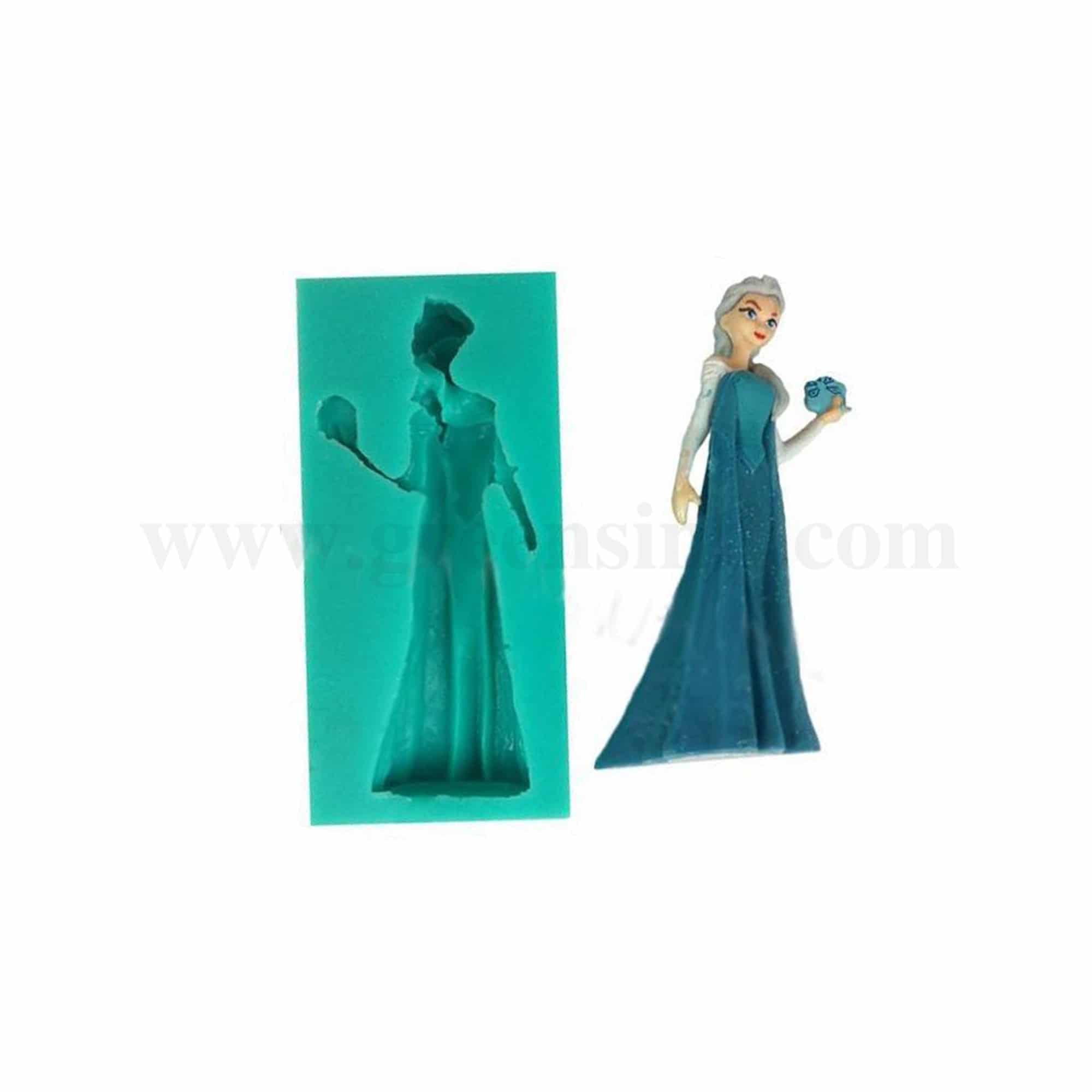 GREENS CHOICE Silicone Mould Disney Frozen Elsa 43 x 92 mm