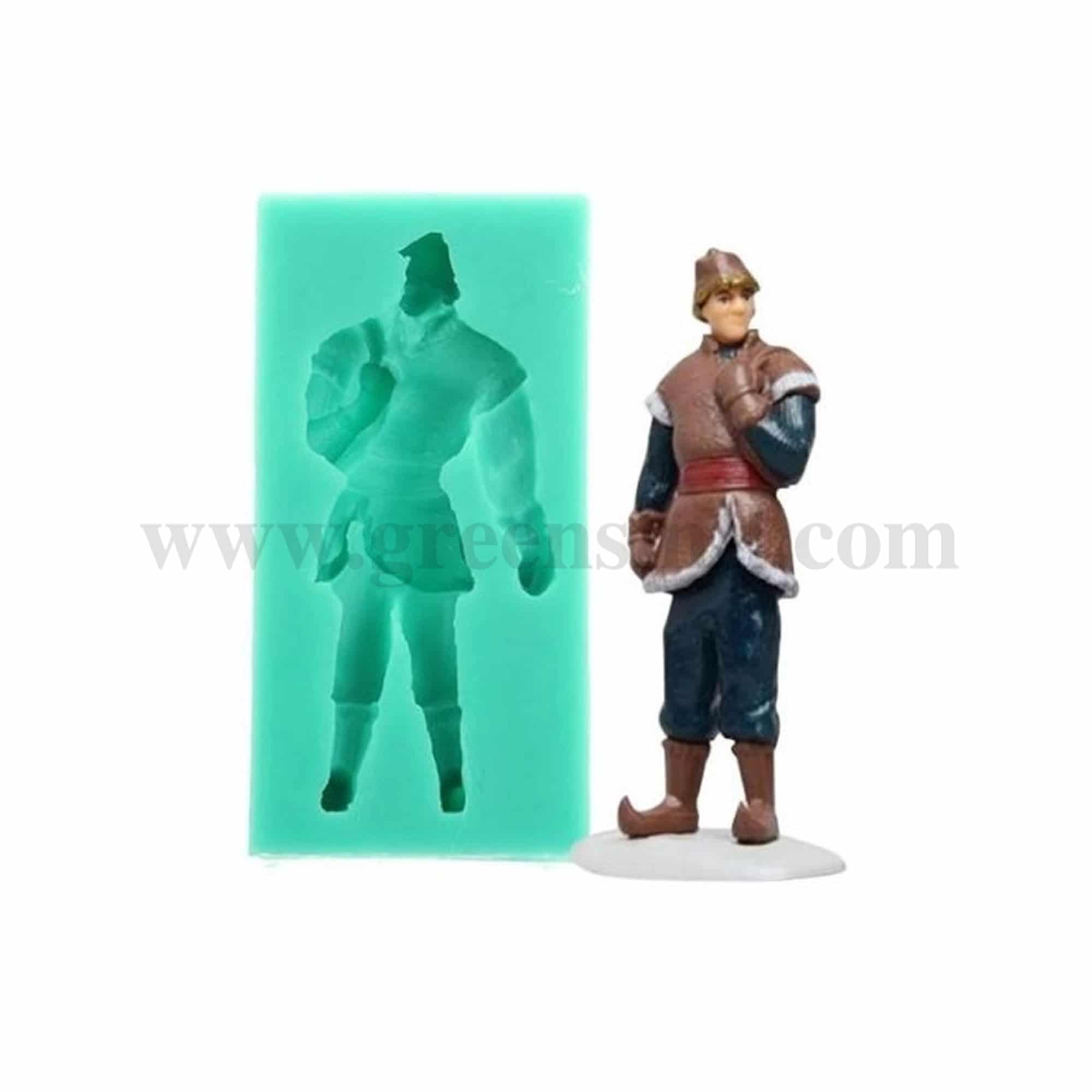 GREENS CHOICE Silicone Mould Disney Frozen Kristoff 53 x 119 mm