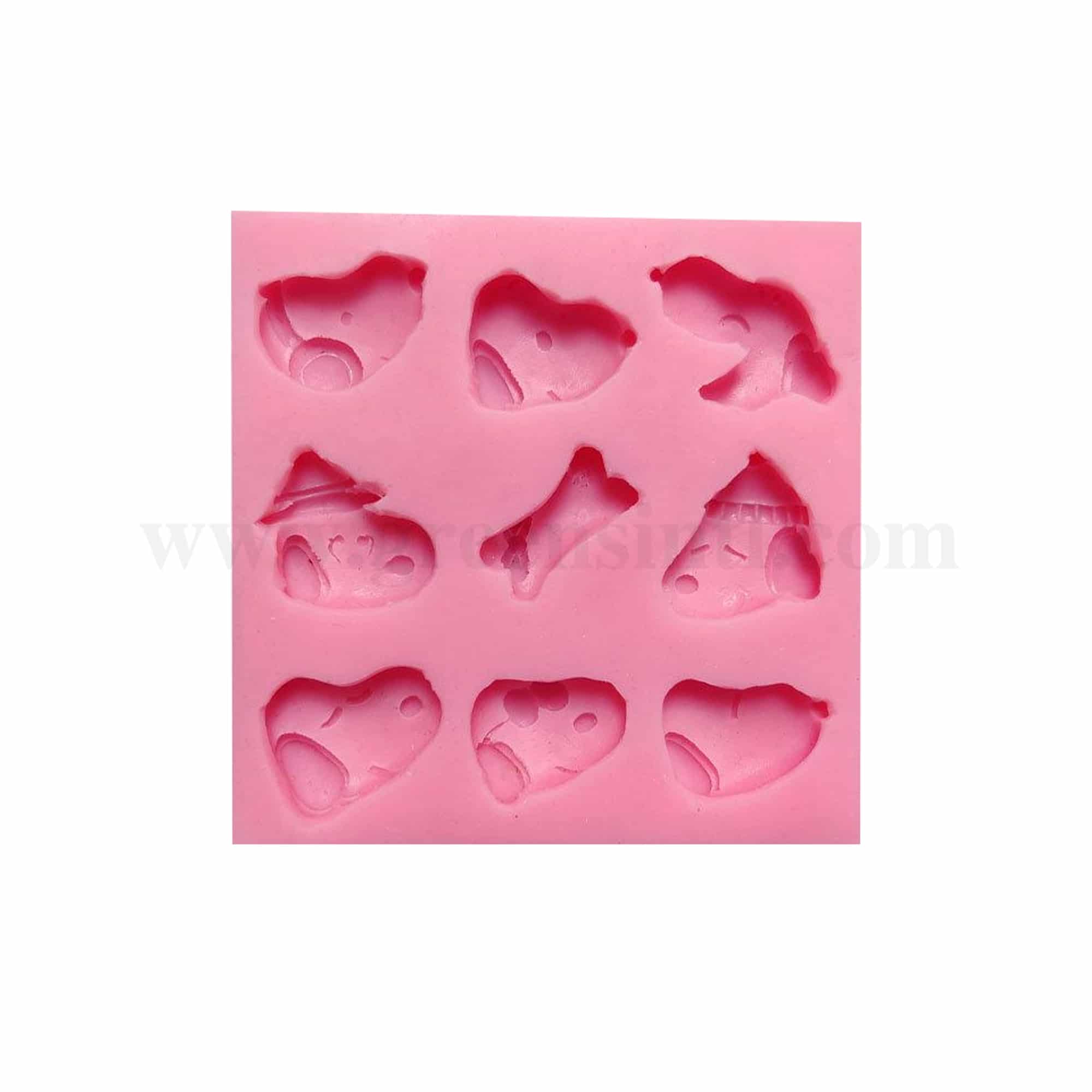 GREENS CHOICE Silicone Mould Snoopy 105 x 105 mm