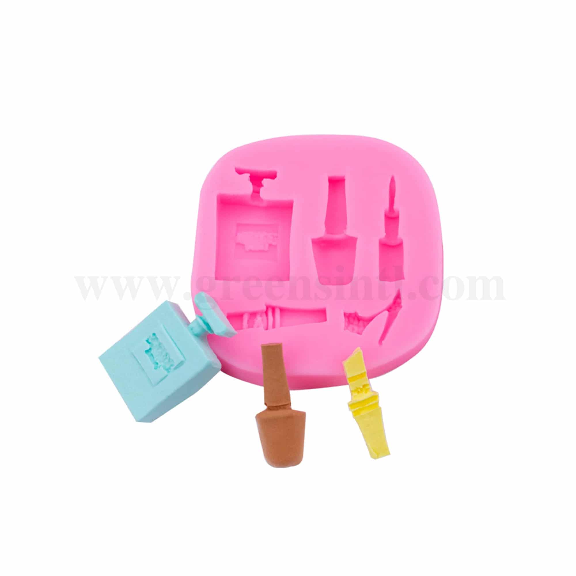 GREENS CHOICE Silicone Mould ipstick, Perfume & Heels 140 x 60 mm